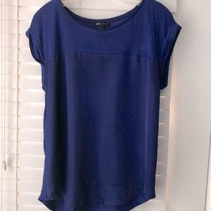 MNG By Mango Top SZ M Blue